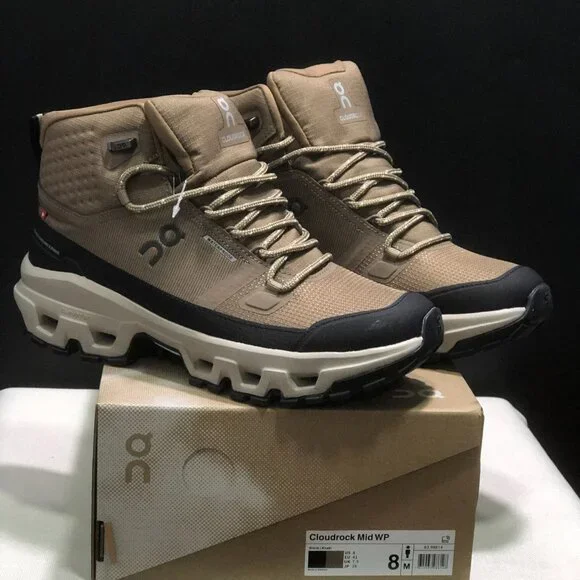 On Running Cloudrock Low WP Hiking mountaineering shoes